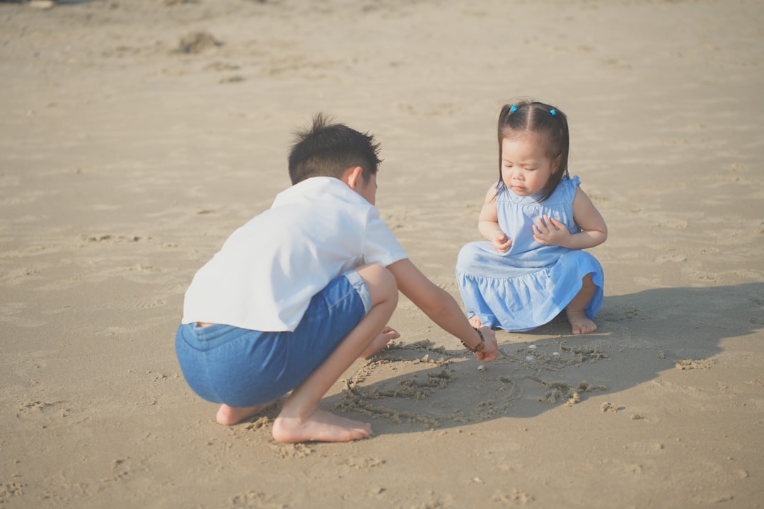 Photo helping siblings understand each other